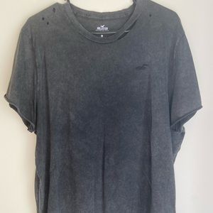 Hollister distressed shirt